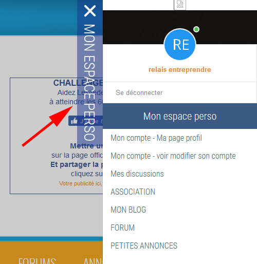 Communautes espace perso