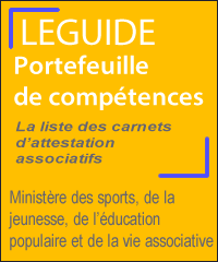 Visuel guide Portefeuille de competences La liste des carnets d attestation associatifs