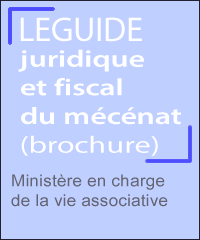 Visuel guide juridique et fiscal du mecenat brochure